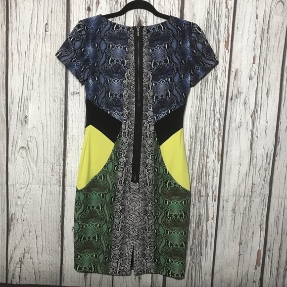 BCBGMaxAzria Chloe Snakeskin Dress D103 - Picture 7 of 8